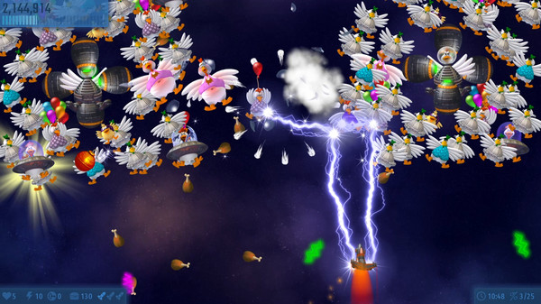 Chicken Invaders Universe gameplay screenshot