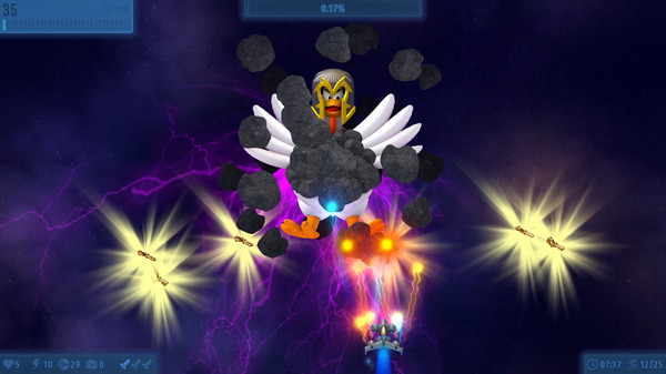 Chicken Invaders Universe gameplay screenshot