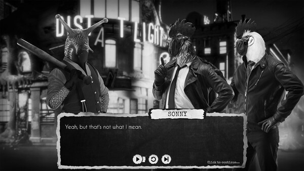 Chicken Police: Into the HIVE! gameplay screenshot