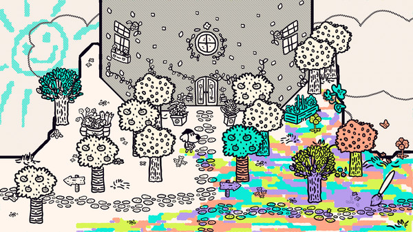 Chicory: A Colorful Tale gameplay screenshot