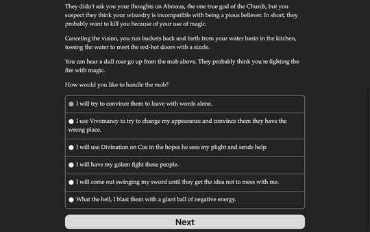 Choice of Magics gameplay screenshot