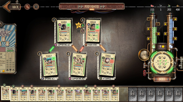 Circus Electrique gameplay screenshot