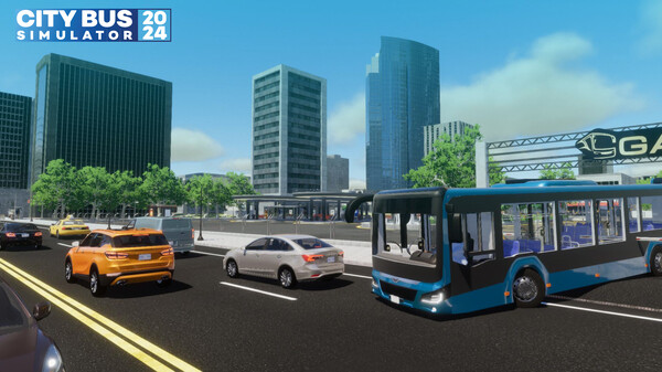 City Bus Simulator 2024 gameplay screenshot