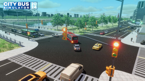 City Bus Simulator 2024 gameplay screenshot