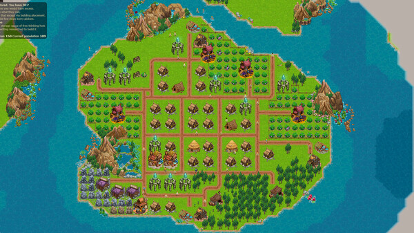 City idle gameplay screenshot
