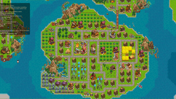 City idle gameplay screenshot