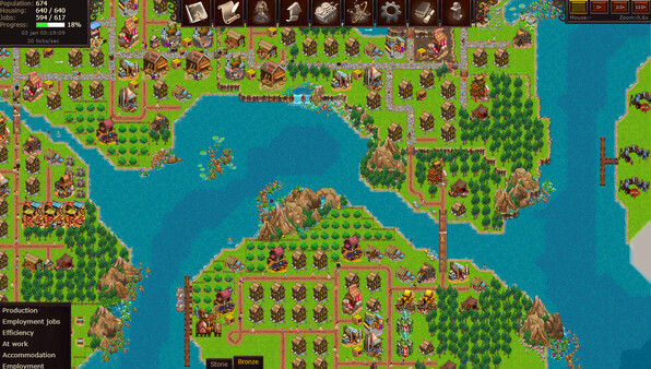 City idle gameplay screenshot