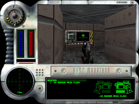 Classic Marathon gameplay screenshot