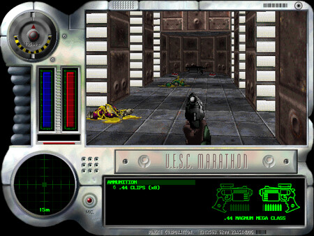Classic Marathon gameplay screenshot