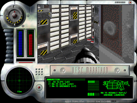 Classic Marathon gameplay screenshot