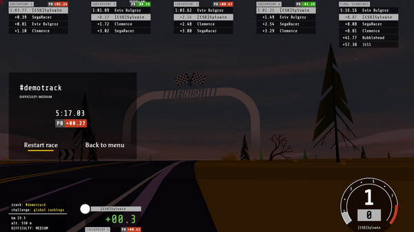 Classic Sport Driving gameplay screenshot