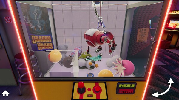 Claw Machine Sim gameplay screenshot