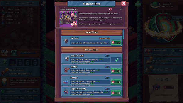 Click Click Dig: Prologue gameplay screenshot