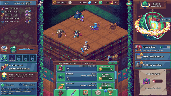 Click Click Dig: Prologue gameplay screenshot