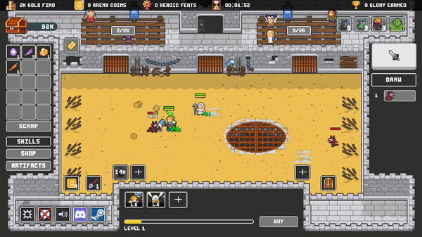 Clicker Arena gameplay screenshot
