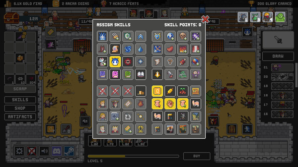 Clicker Arena gameplay screenshot