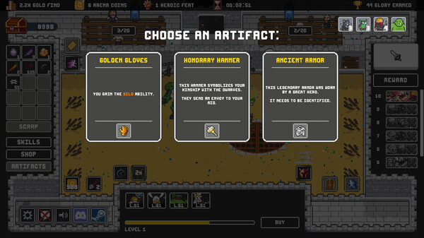 Clicker Arena gameplay screenshot