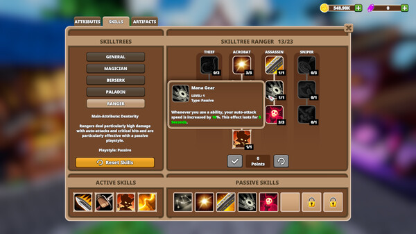 Clicker Guardians gameplay screenshot