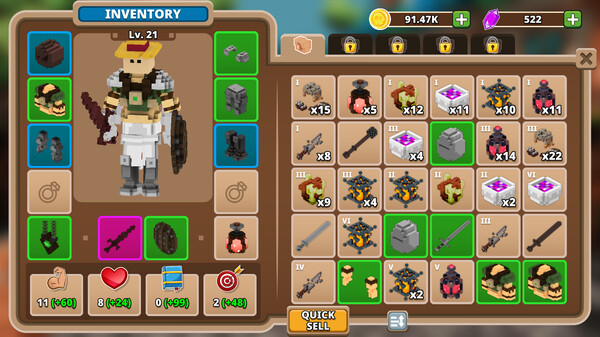 Clicker Guardians gameplay screenshot