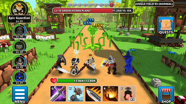 Clicker Guardians gameplay screenshot