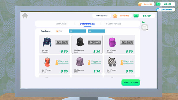 Clothing Store Simulator: Prologue gameplay screenshot