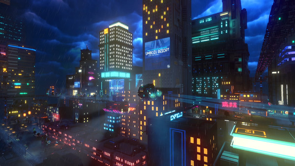 Cloudpunk gameplay screenshot