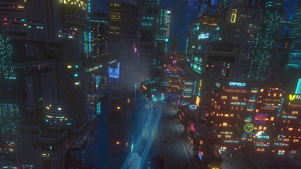 Cloudpunk gameplay screenshot