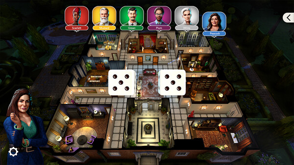 Clue/Cluedo gameplay screenshot
