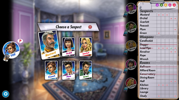 Clue/Cluedo: Classic Edition gameplay screenshot