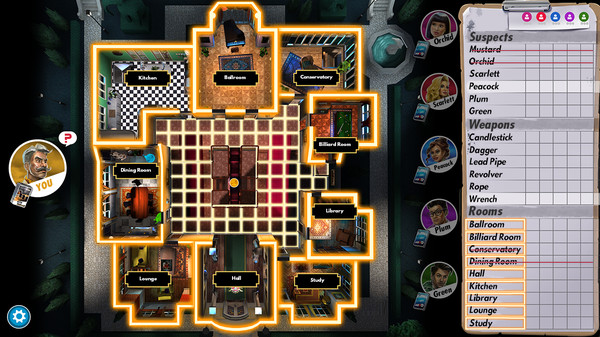 Clue/Cluedo: Classic Edition gameplay screenshot