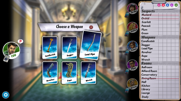 Clue/Cluedo: Classic Edition gameplay screenshot