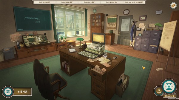 Coffee Noir - Business Detective Game gameplay screenshot