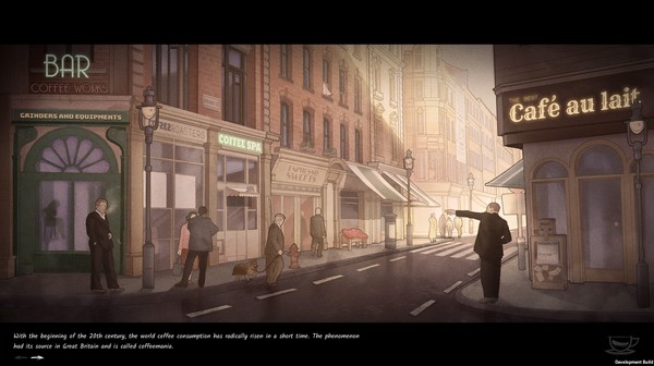 Coffee Noir - Business Detective Game gameplay screenshot