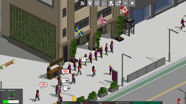 CoffeeBiz Tycoon gameplay screenshot