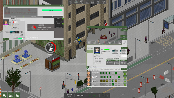 CoffeeBiz Tycoon gameplay screenshot