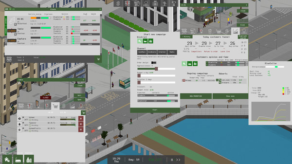 CoffeeBiz Tycoon gameplay screenshot