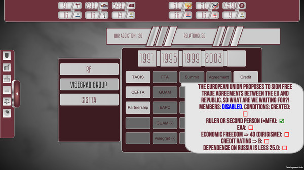 Collapse: A Political Simulator gameplay screenshot