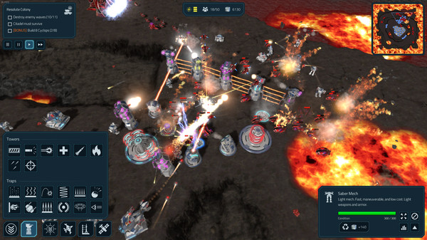 Colony Siege gameplay screenshot