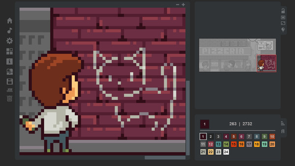 Coloring Game: Little City gameplay screenshot
