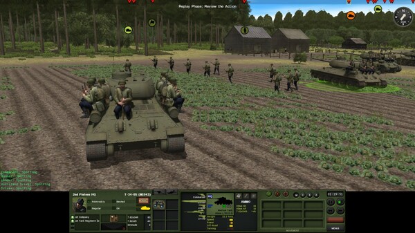 Combat Mission: Red Thunder gameplay screenshot
