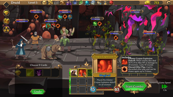 Combo Card Clashers gameplay screenshot