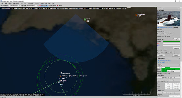 Command: The Silent Service gameplay screenshot