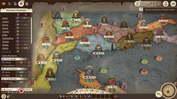 Concordia: Digital Edition gameplay screenshot