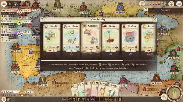 Concordia: Digital Edition gameplay screenshot