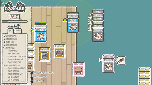 Cookard gameplay screenshot
