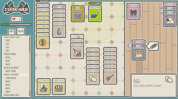 Cookard gameplay screenshot