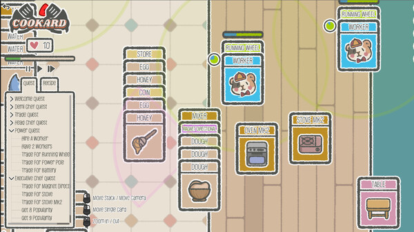 Cookard gameplay screenshot