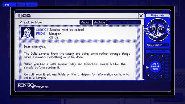 CorpoNation: The Sorting Process gameplay screenshot
