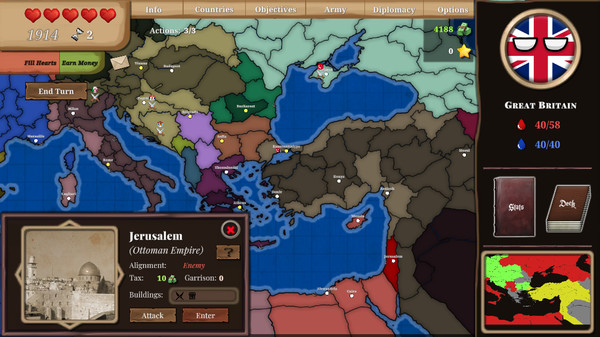Countryball: Europe 1890 gameplay screenshot