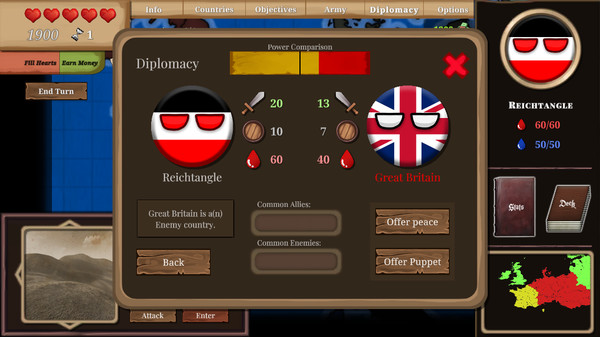 Countryball: Europe 1890 gameplay screenshot